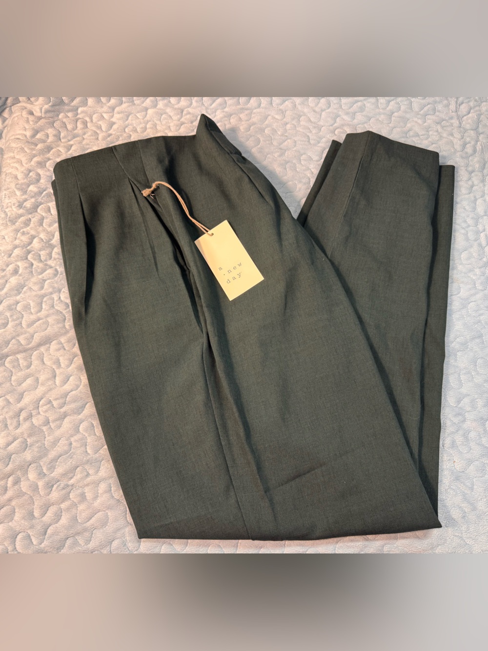 Olive Pleaded Dress Pants w/ pockets size 2